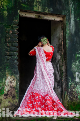 স্কিন প্রিন্ট শাড়ি